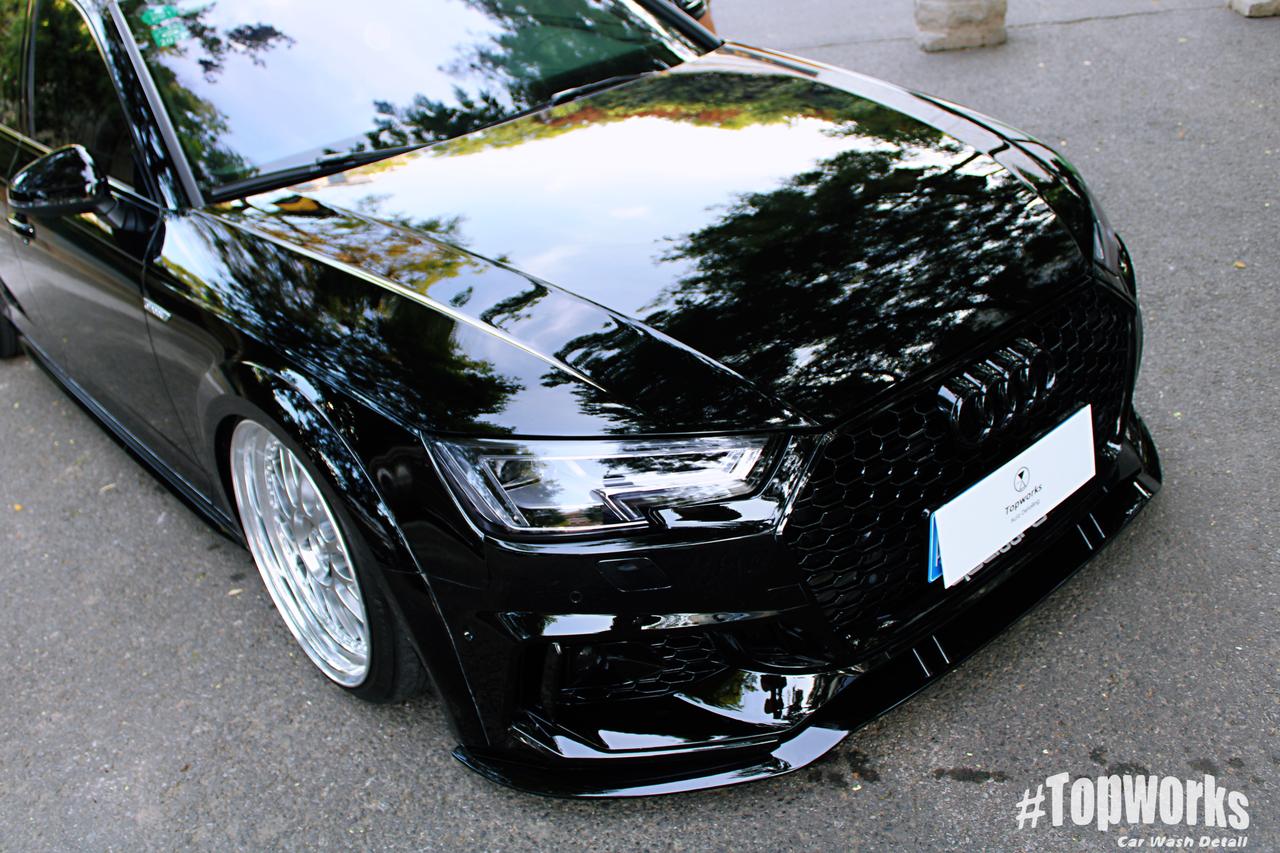 a4 allroad 化身黑武士想使用黑色改色膜装贴 但又