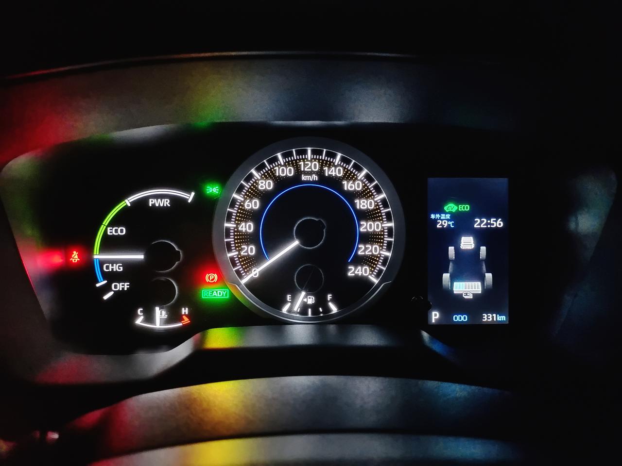 雷凌双擎18进取版怎么看胎压显示