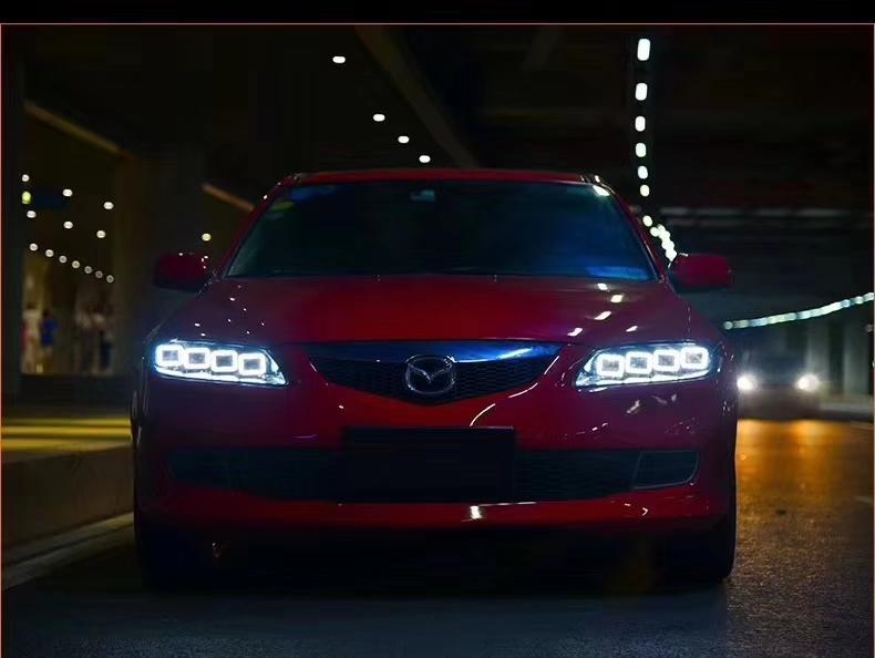 马自达6布加迪大灯总成