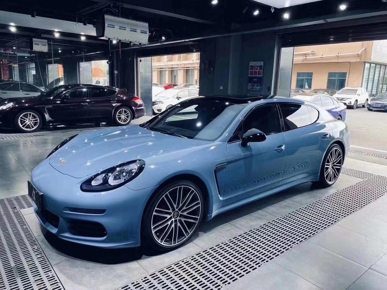保时捷 帕拉梅拉 上了这身最火的瓷器蓝瞬间颜值爆棚_懂车帝