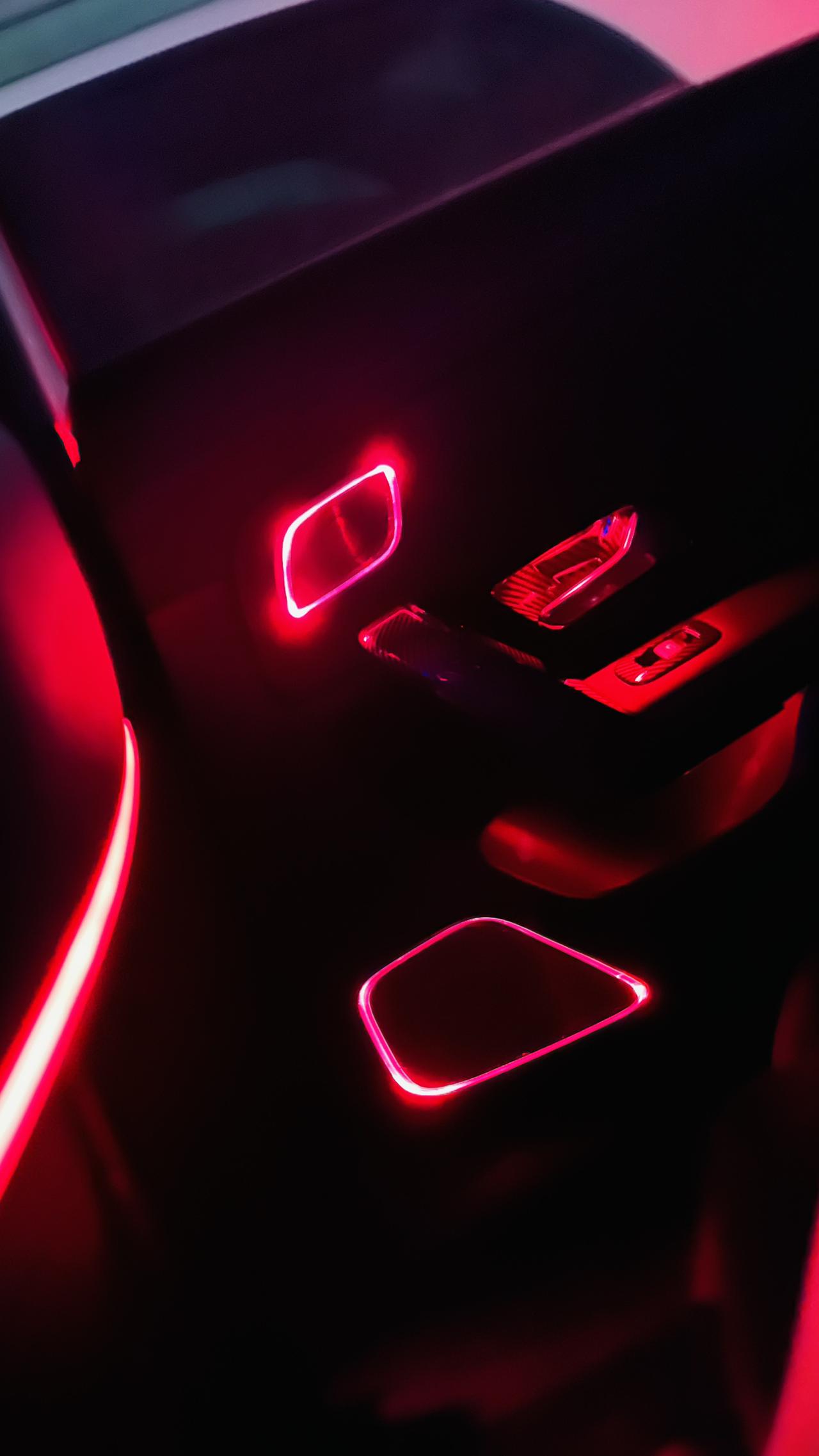 来看看我的a200氛围灯_奔驰a级车友圈_懂车帝