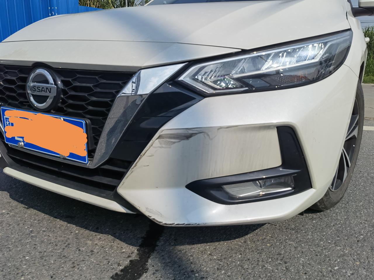 前保险杠这种程度刮花需要多少钱_轩逸车友圈_懂车帝