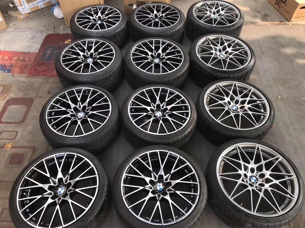宝马m2c 原厂锻造 19寸正品98新拆现货3套,两套带胎