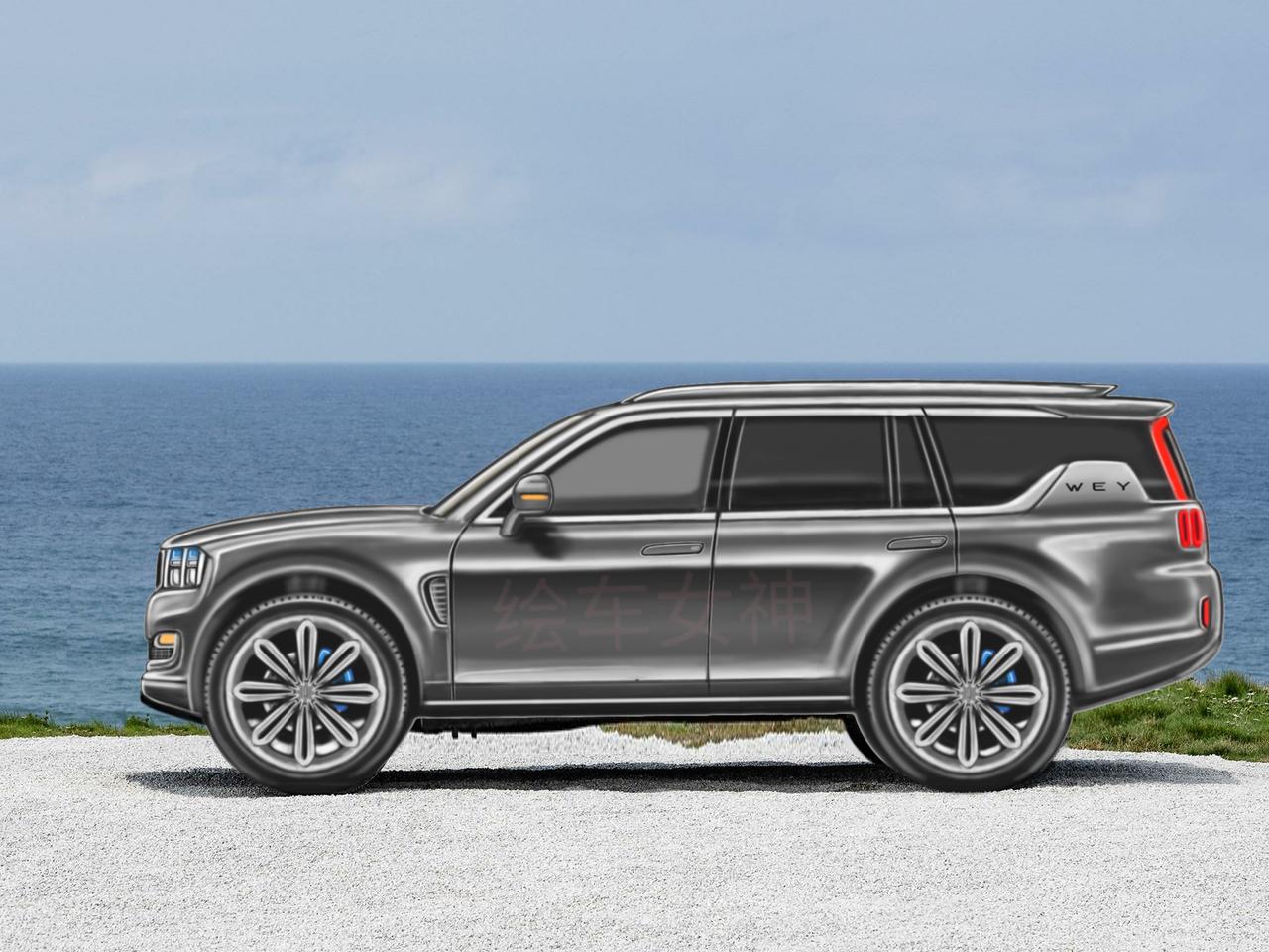 wey vv9 如果与下一代h9同平台,这个颜值可以吗_懂车帝