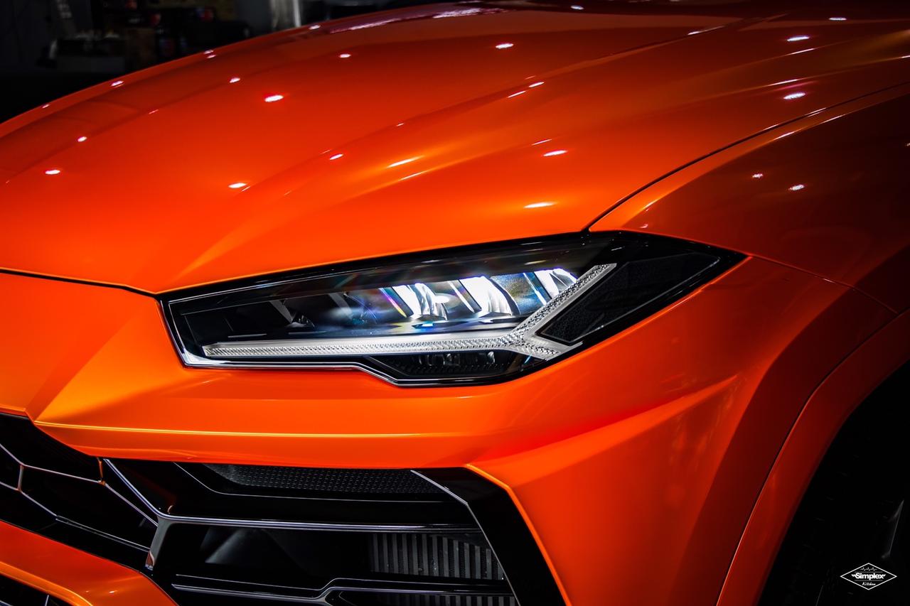 竞速橙颜色的兰博基尼闪亮登场_urus车友圈_懂车帝