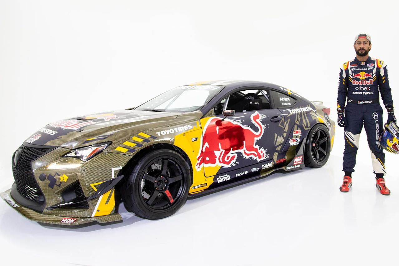 1200马力的rc f漂移车,这是中东冠军ahmad dah