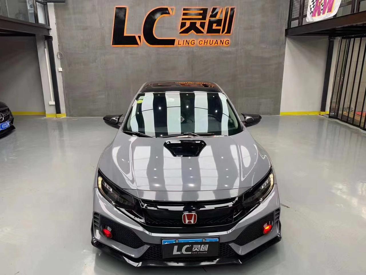 今日分享思域改色膜(水晶纳多灰_思域车友圈_懂车帝