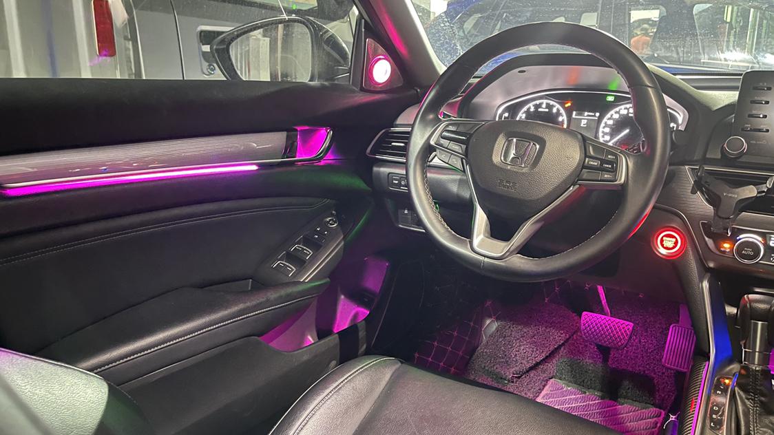 雅阁车主看了都想装的氛围灯