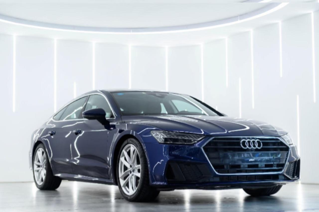 audi a7sportback纳瓦拉蓝个性化选配20寸a