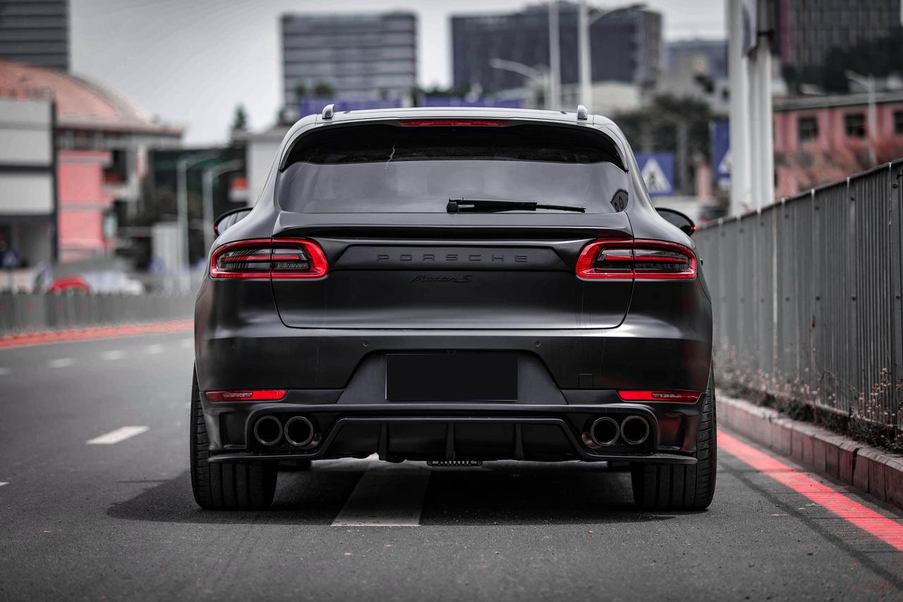 给大家带来保时捷macan s黑武士战斗风格的改装案例 保时