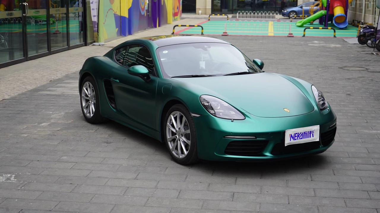 保时捷 718 改色(祖母绿_保时捷718车友圈_懂车帝