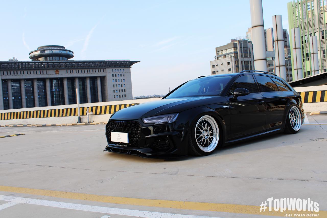 a4 allroad 化身黑武士想使用黑色改色膜装贴 但又