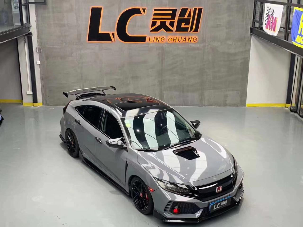 今日分享思域改色膜(水晶纳多灰_思域车友圈_懂车帝