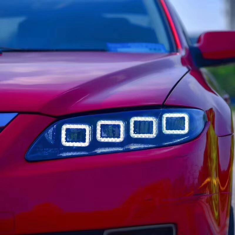 马自达6布加迪大灯总成