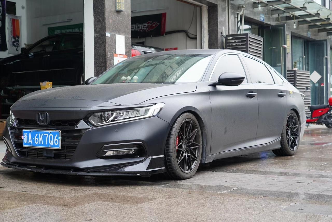 十代雅阁,改装,黑武士风格,当初因为一个贴膜让我深入改装车