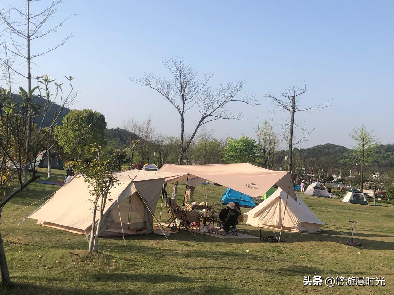 湘湖搭帐篷最佳地点图片