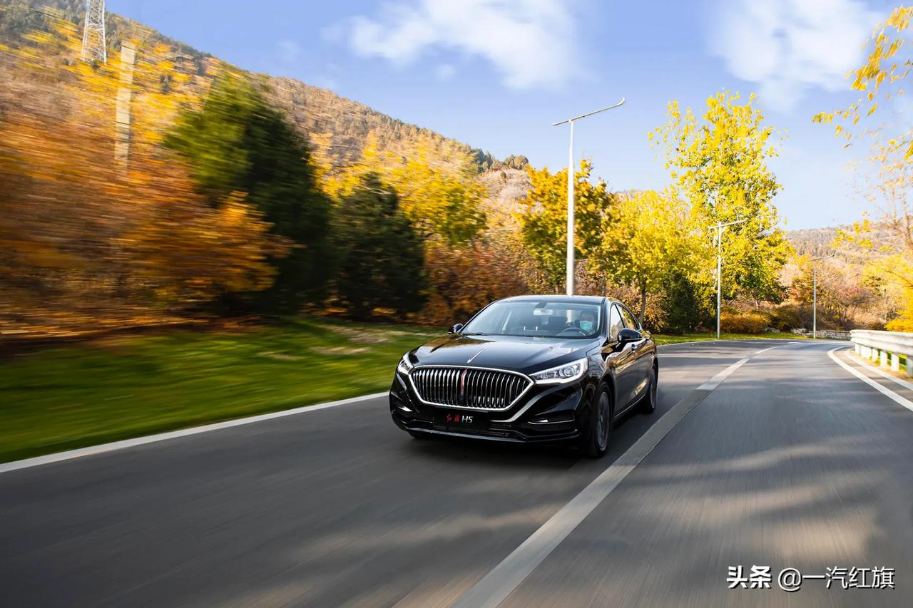 全新红旗h5全系搭载满足国六b排放标准的涡轮增压发动机18t车型配合