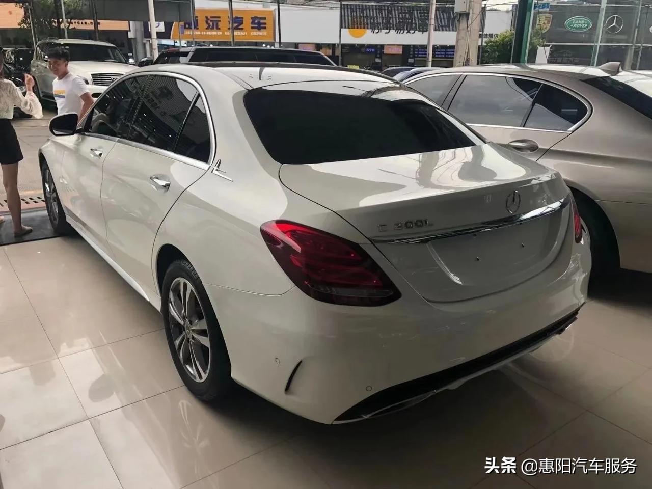 18款20t运动版奔驰c200小几万就能开走无视黑白户