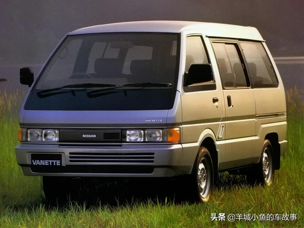以前的日产vanette巴宁面包车～八九十年代还国内没有什么