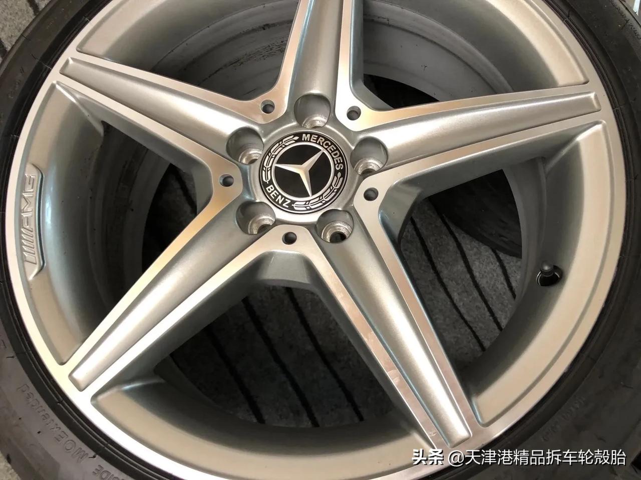奔驰c级18寸原厂德国进口轮组全国限量经典五幅轮毂造型奔驰家族顶级