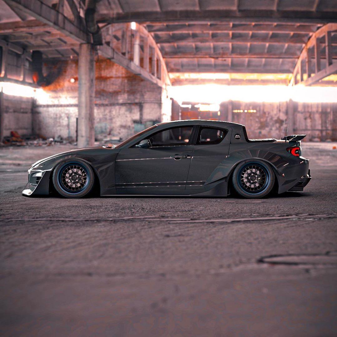 低趴超级改装马自达__懂车帝