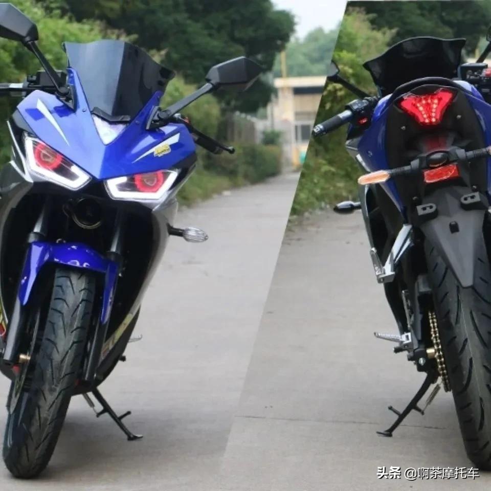 全新r3摩托车跑车国四电喷趴赛r35街车可上牌