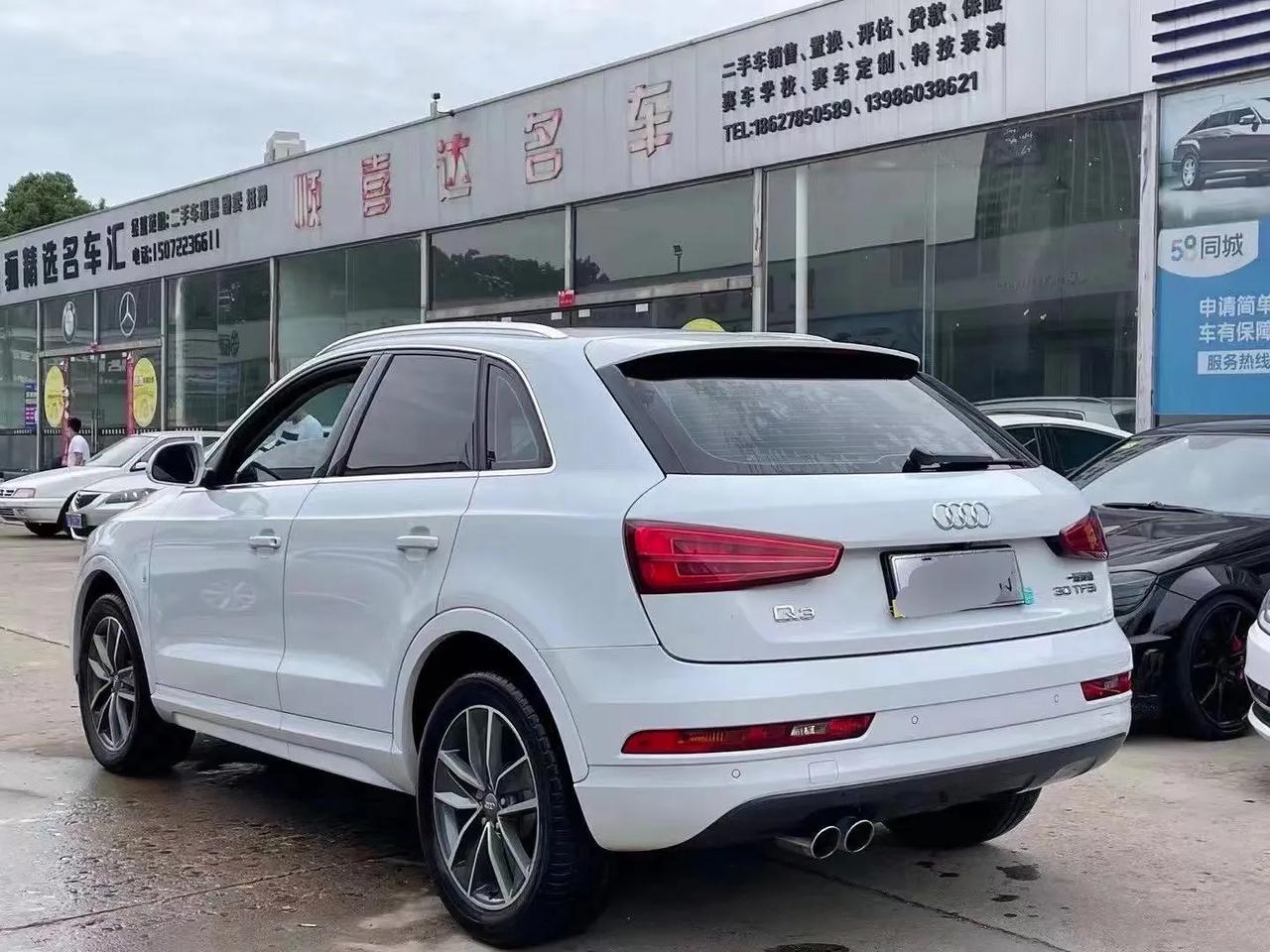 18年奥迪q3极品车况只有两个面的补漆不谈任何事故小跑3万公里17xx有