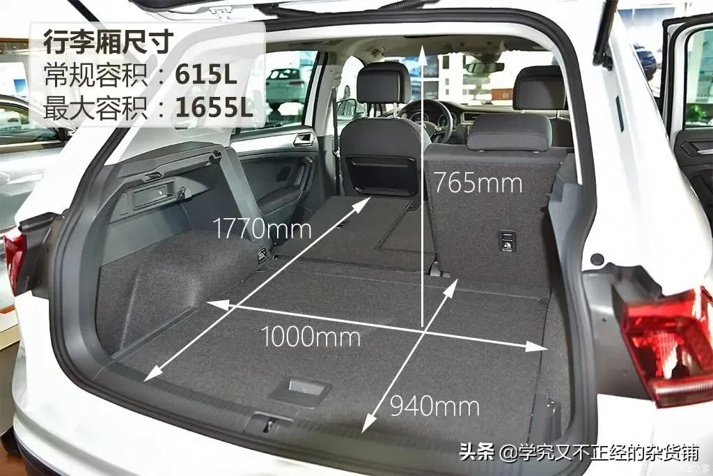 当把进口tiguan和途观l放在一起,尺寸的差距不是一般的大