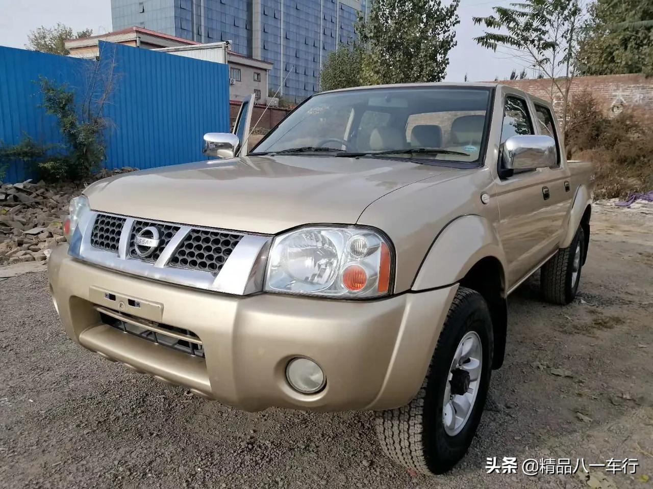 难得一见原汁原味纯进口尼桑frontier右舵柴油皮卡手动四驱基本没怎么