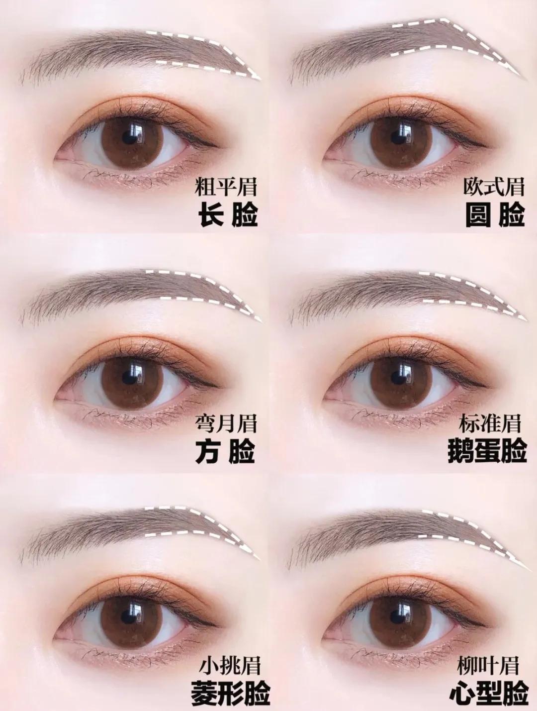 眉尾深,这样的眉型就非常自然了~step4:最后用眉刷按照眉毛生长的方向