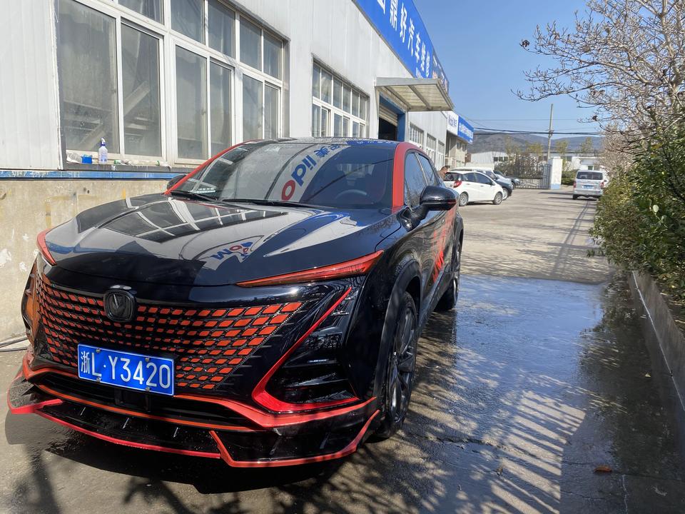 黑红案例改装来啦弄一下挺帅的_长安uni-t车友圈_懂车帝