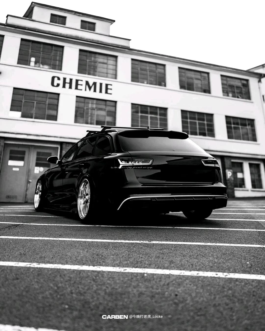 早安奥迪67一条道走到黑系列67奥迪a6旅行版改装黑武士案例