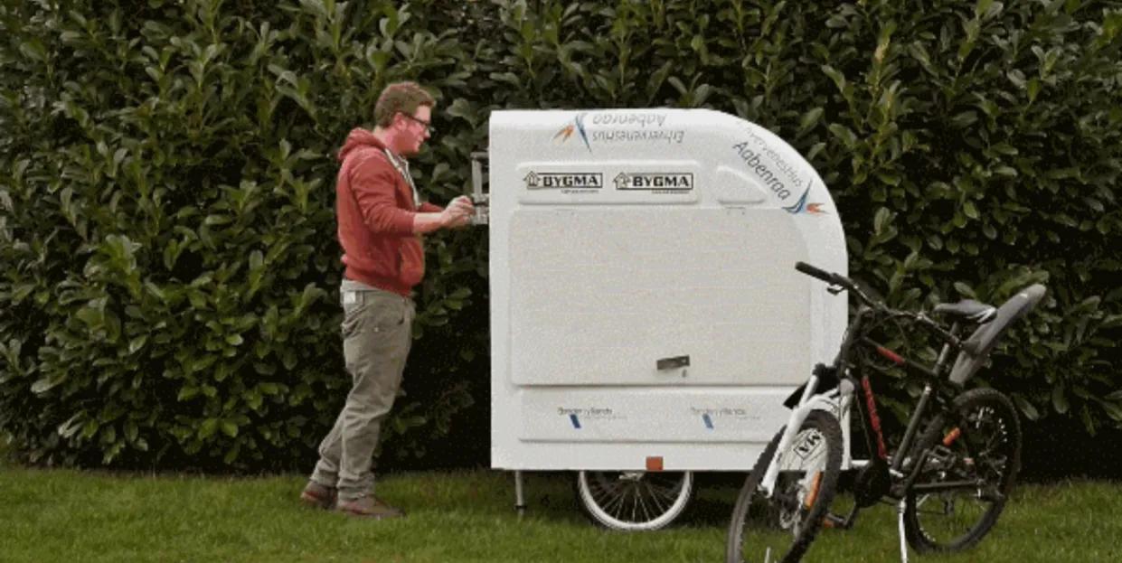 旅行#最近一直在关注关于自行车房车的事情,国内能做出来的