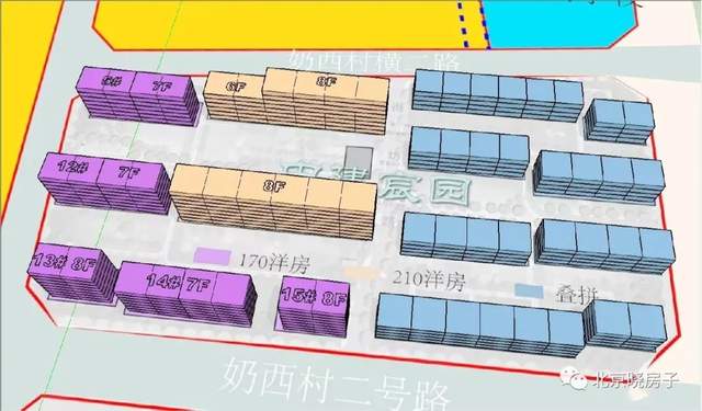 朝阳奶西容积率1.4中建宸园洋房＋叠拼组合272户，阿里北京新总部