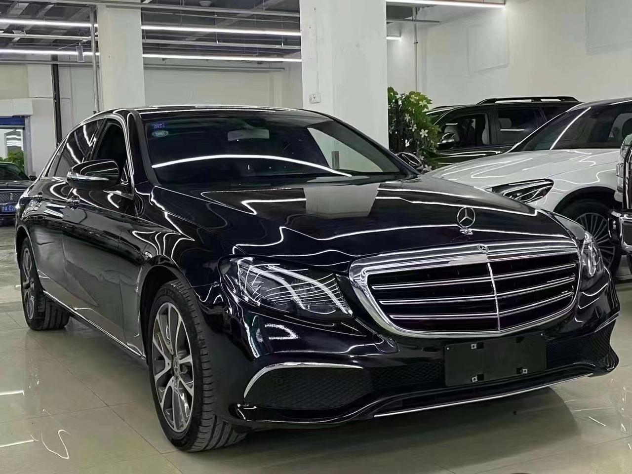 批发328万零首付最新拿下2018年奔驰e200l自动20t行政立标黑外黑内