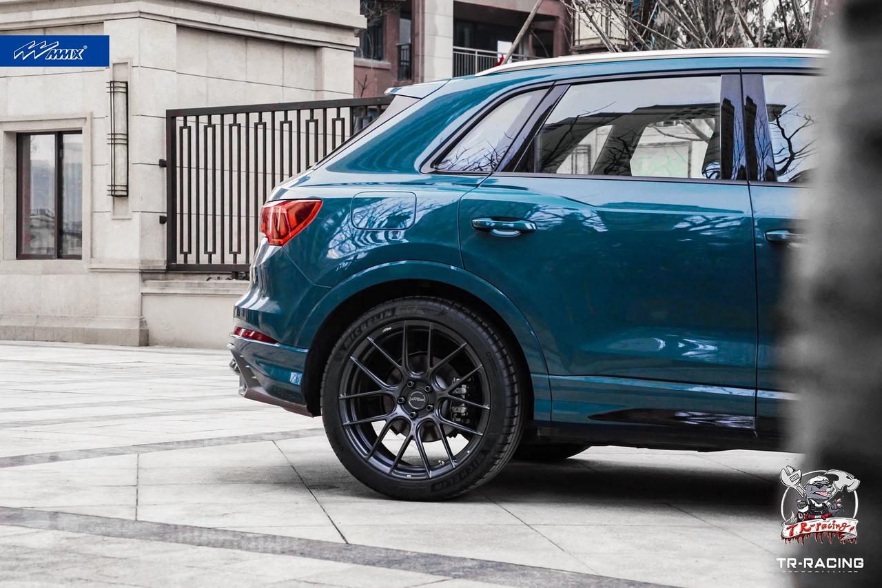 奥迪q3升级改装mmx锻造轮毂#mmx轮毂##奥迪q3_懂车帝