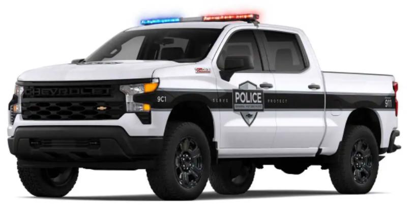 雪佛兰为美国警方提供的警用silverado皮卡正式亮相这款警车配备了z71