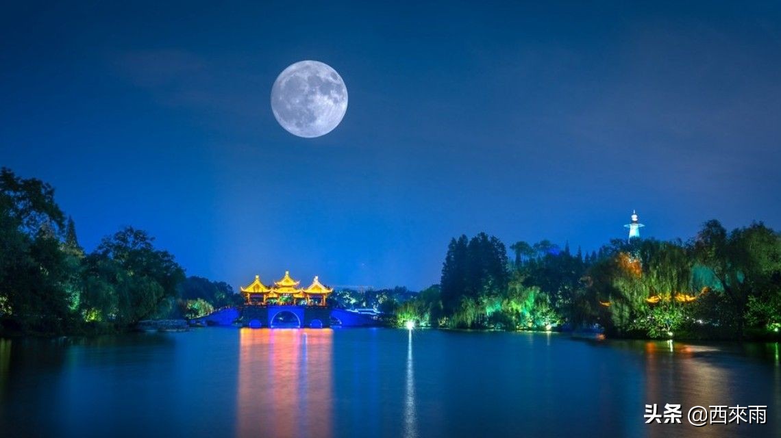 中秋赏月地图出炉看看你那里适合赏月吗