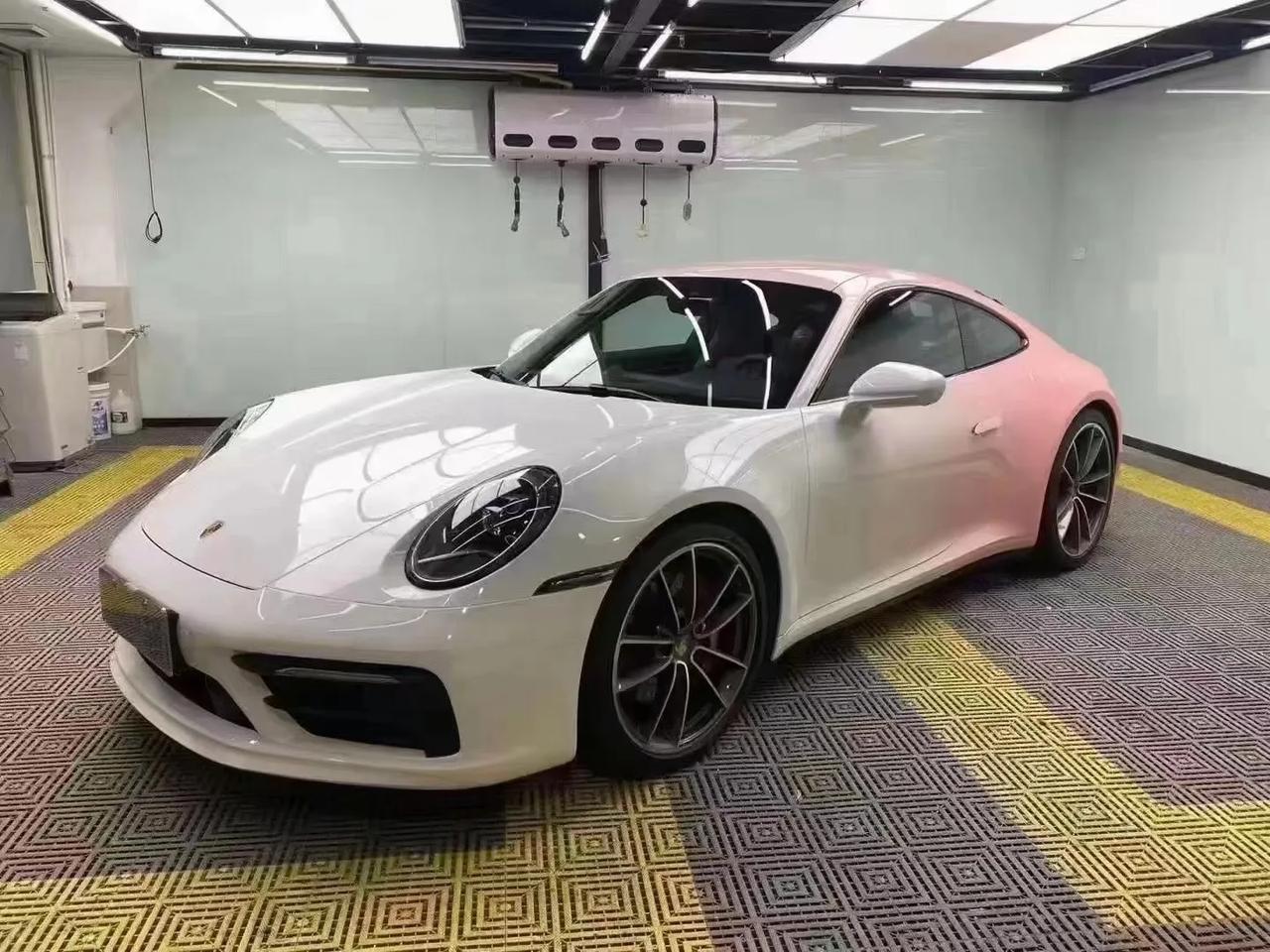 mouu膜优优改色膜个性渐变色01官方电子质保保时捷911改色个性渐变