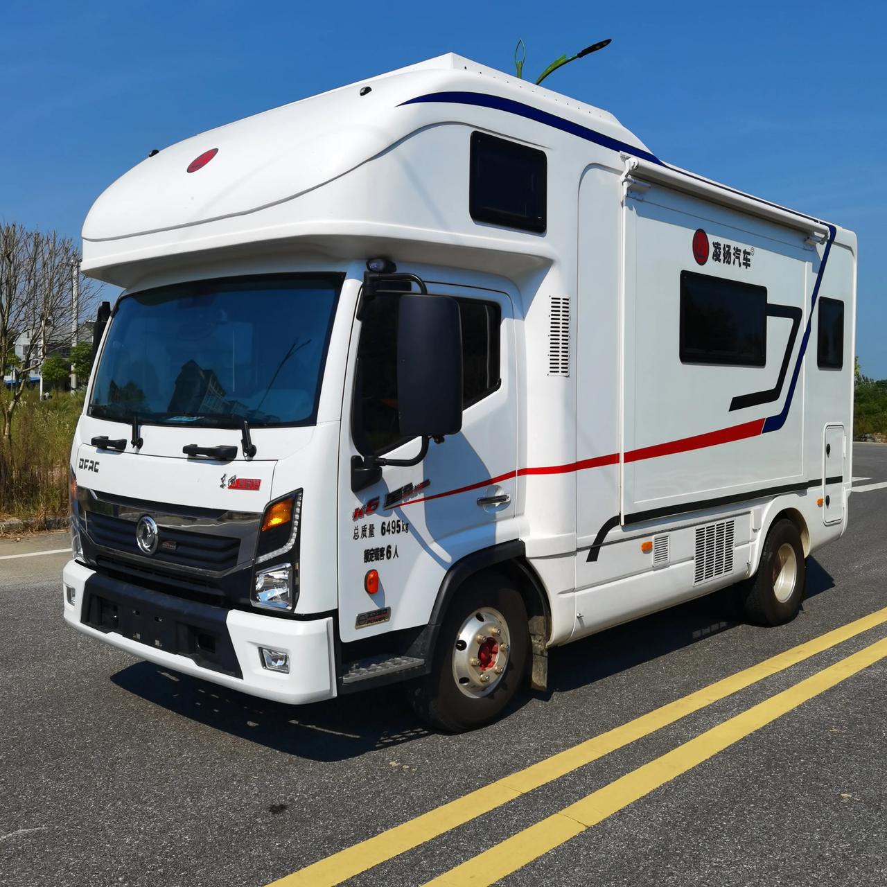 自主品牌平头轻卡房车,东风星云a91底盘3.0排量160马力