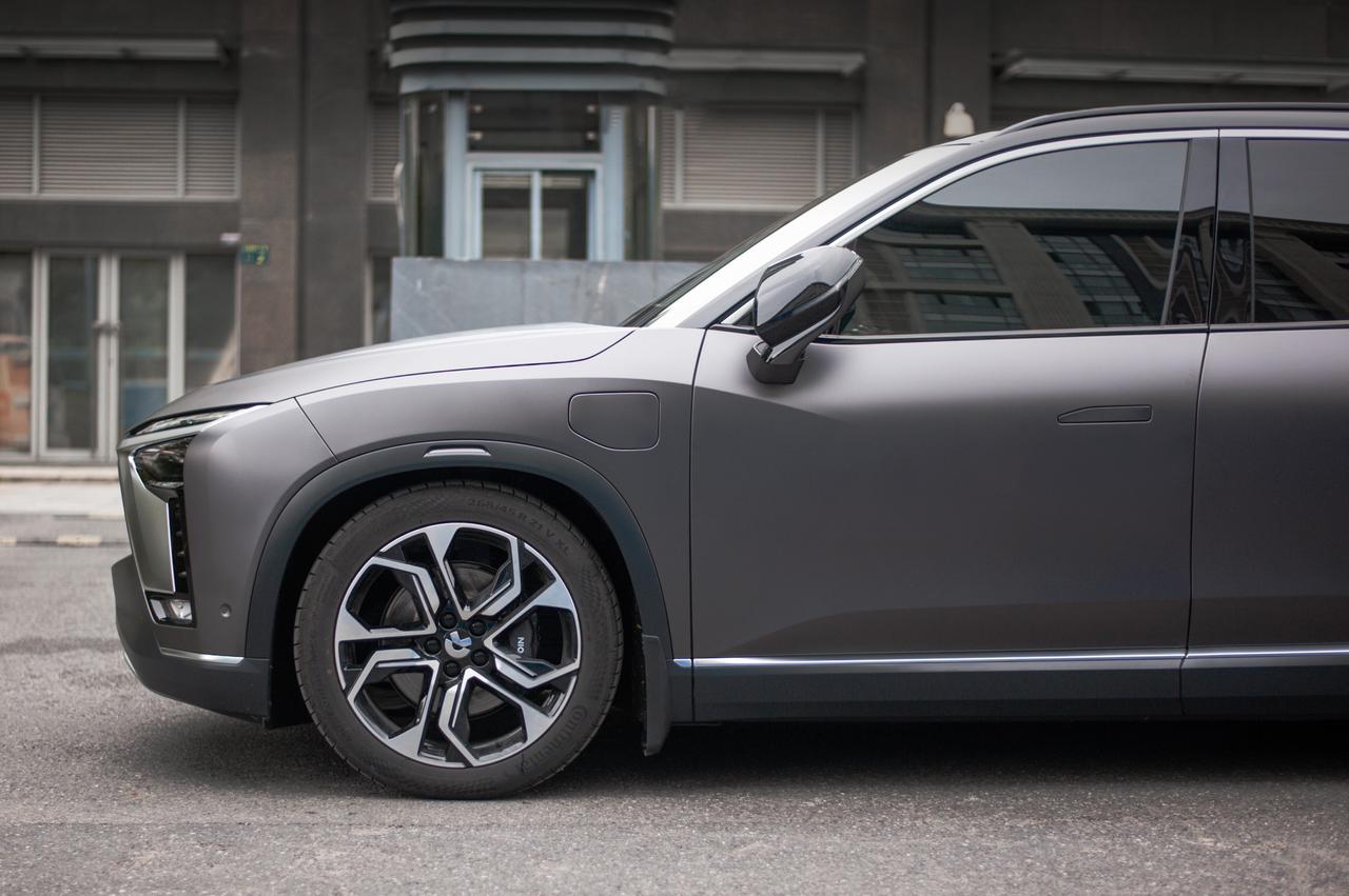 蔚来es8改色超亚金属铅笔灰,自带高级感,帅到没朋友![车型