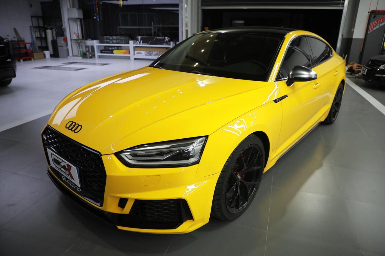 全车保留两种颜色 黄与黑的完美结合#福州# #车之炫# #奥迪# #奥迪a5