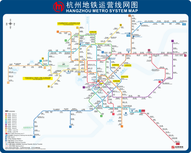 杭州地铁四期高清图图片
