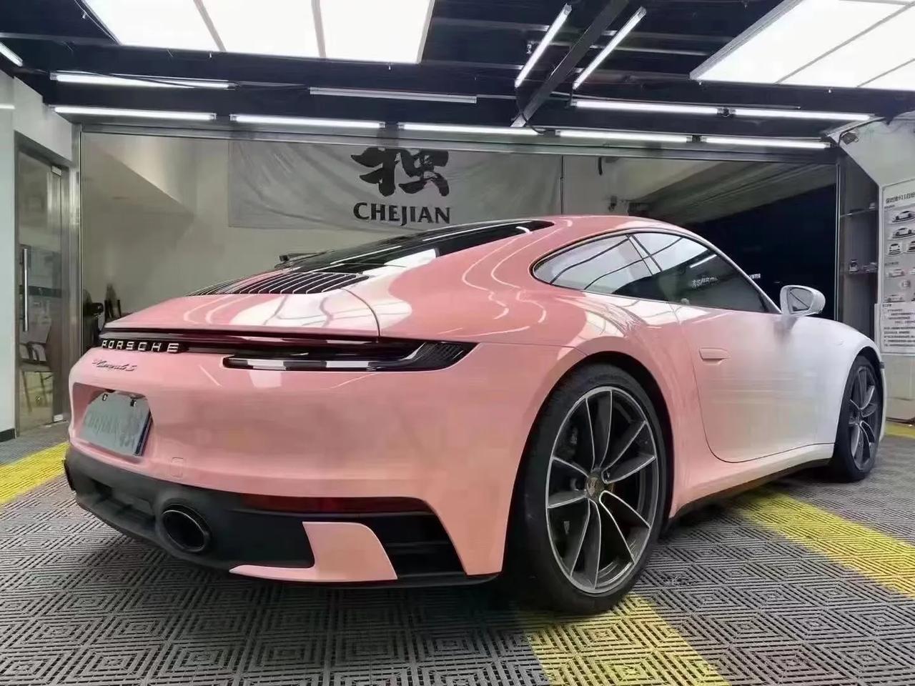 mouu膜优优改色膜个性渐变色01官方电子质保保时捷911改色个性渐变