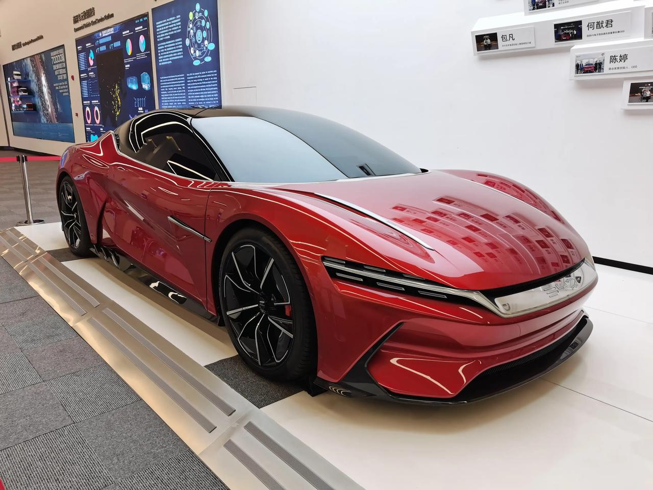 比亚迪汉ev的概念车版本希望有一天这辆概念车能量产极限竞