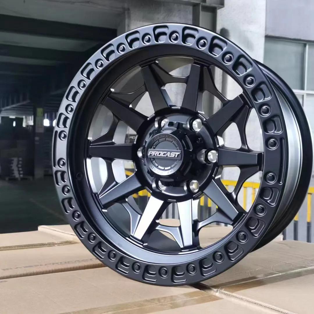 17寸锻造越野轮毂适用霸道牧马人酷路泽坦克300bj40猛禽普拉多等