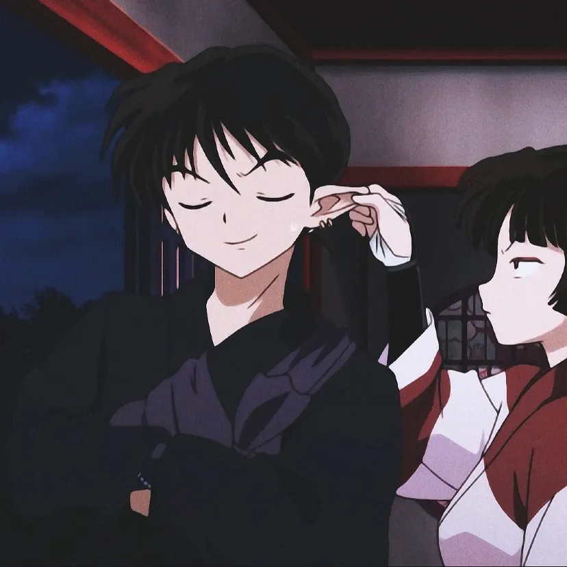 犬夜叉丨弥瑚情头 惊喜 惊喜 惊喜 截自动漫 犬夜叉 弥勒和珊瑚 飞吻 自截拿图 长按保存 送心 送心 送心 天天看点