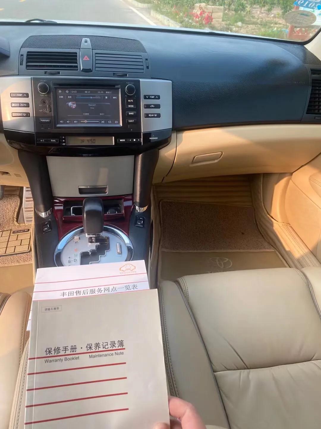 09年11月丰田锐志25v版17寸大轮毂极品二手车又是一台带说明书的车有