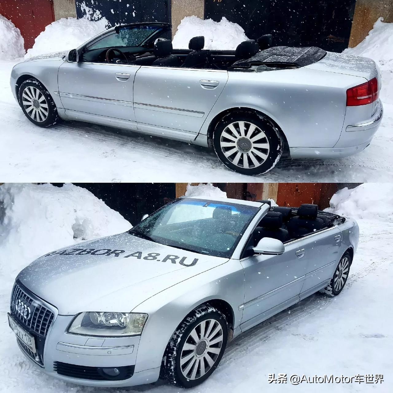 奥迪a8敞篷版相当罕见了!#敞篷车##奥迪__懂车帝