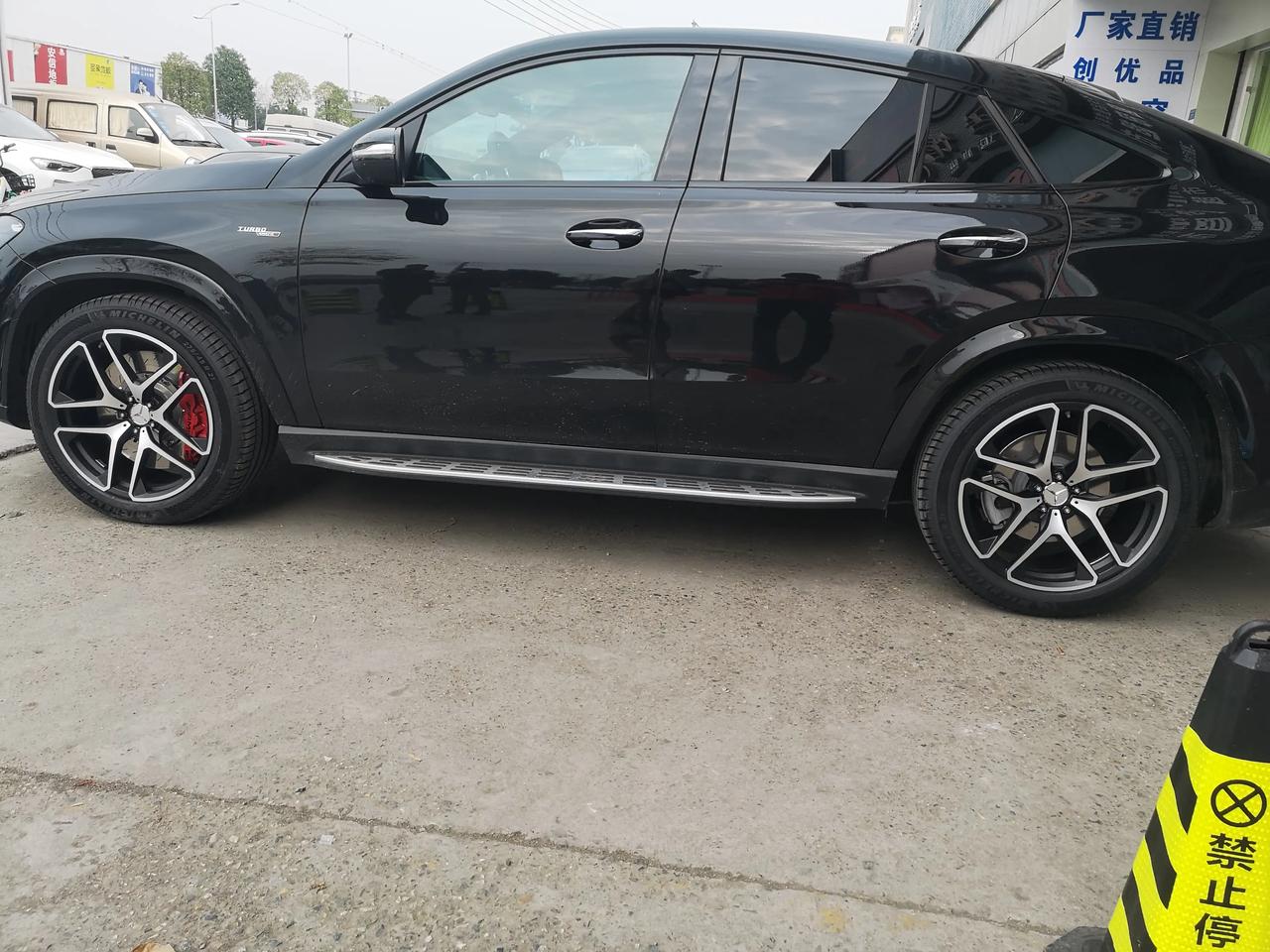 奔驰gle升级21寸锻造轮毂